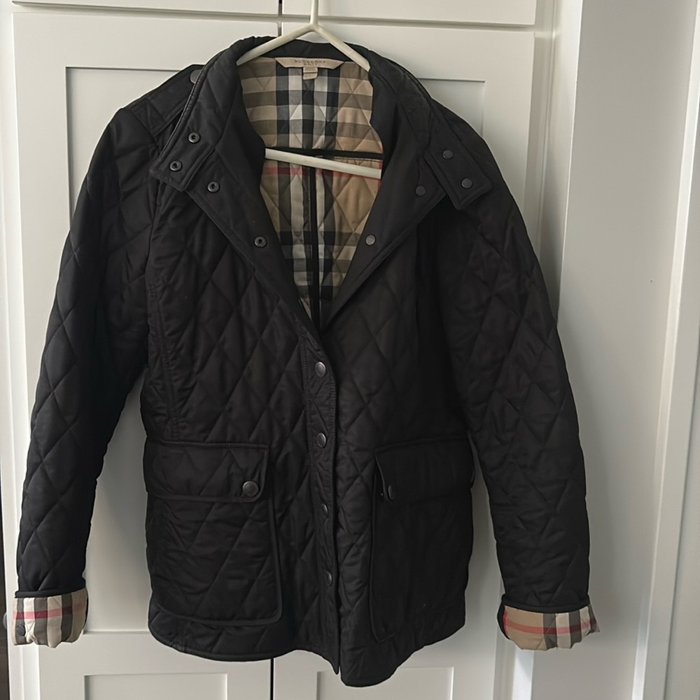 Burberry Black Quilted Puffer Jacket